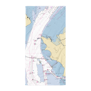 Point San Pablo Marina (Richmond, CA) NOAA Chart Towel