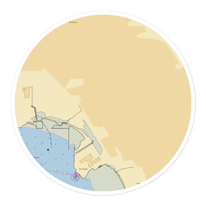 Salute Restaurant (Richmond, CA) NOAA Chart Sticker