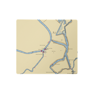 Landing 63 (Ryde, CA) NOAA Chart  Gaming Mouse Pad