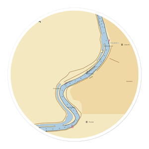 Sherwood Harbor Marina & RV Park (Sacramento, CA) NOAA Chart Sticker