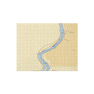 Sacramento Yacht Club (Sacramento, CA) NOAA Chart Jigsaw Puzzle