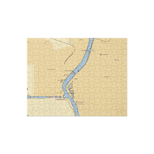 Sacramento Marina (Sacramento, CA) NOAA Chart Jigsaw Puzzle