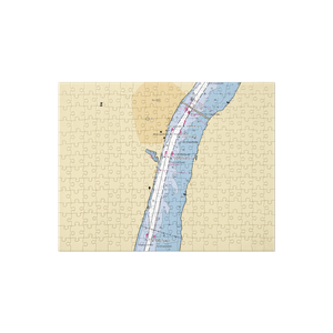 The Point Restuarant (Isleton, CA) NOAA Chart Jigsaw Puzzle