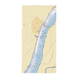 The Point Restuarant (Isleton, CA) NOAA Chart Towel