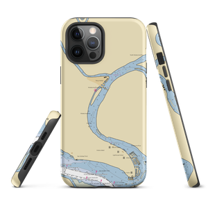 Perry's Boat Harbor (Walnut Grove, CA) NOAA Chart  Tough iPhone Case