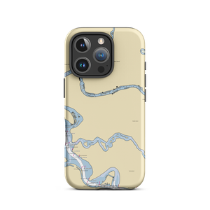 Bruno's Island Yacht Harbor (Isleton, CA) NOAA Chart  Tough iPhone Case