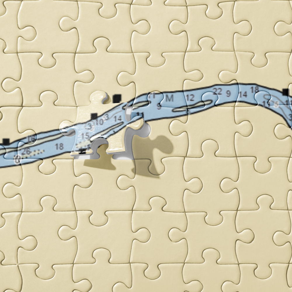 Delta Bay Marina (Isleton, CA) NOAA Chart Jigsaw Puzzle 