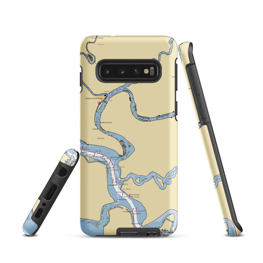 Willow Berm Marina (Walnut Grove, CA) NOAA Chart Samsung Phone Case Samsung Galaxy S10 model shown