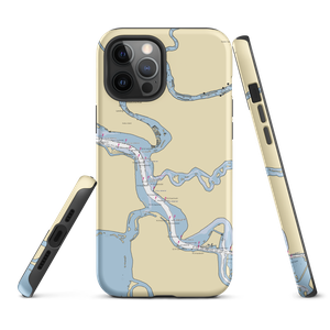 Riverboat Marina (Walnut Grove, CA) NOAA Chart  Tough iPhone Case