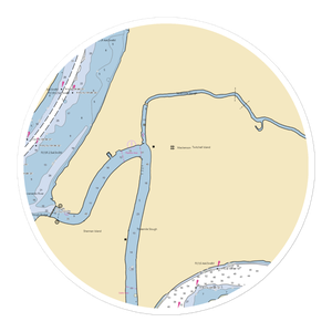 Outrigger Marina (Bethel Island, CA) NOAA Chart Sticker