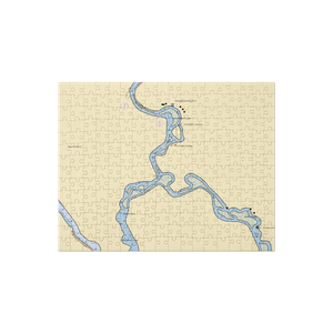 Devil's Isle (Lodi, CA) NOAA Chart Jigsaw Puzzle