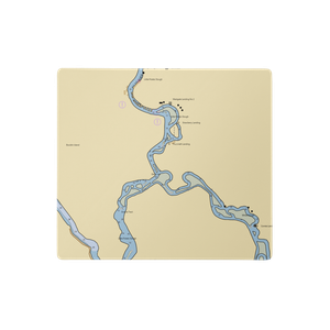 Devil's Isle (Lodi, CA) NOAA Chart  Gaming Mouse Pad