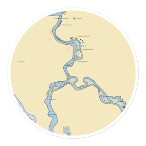 Devil's Isle (Lodi, CA) NOAA Chart Sticker