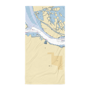 Antioch Marina (Walnut Creek, CA) NOAA Chart Towel