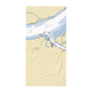 Pittsburg Marina (Pittsburg, CA) NOAA Chart Towel