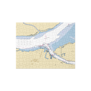 Pittsburg Yacht Club (Pittsburg, CA) NOAA Chart Jigsaw Puzzle