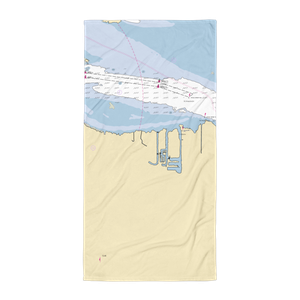 McAvoy Yacht Harbor (Pittsburg, CA) NOAA Chart Towel