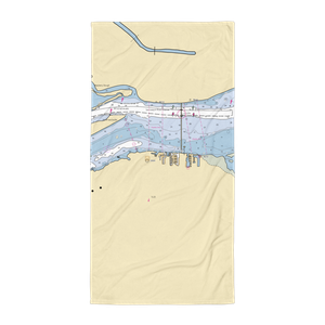 Sportsmen Yacht Club (Oakley, CA) NOAA Chart Towel