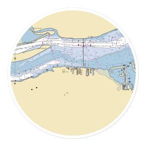 Sportsmen Yacht Club (Oakley, CA) NOAA Chart Sticker