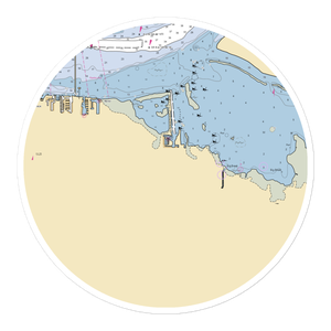 Big Break Marina (Oakley, CA) NOAA Chart Sticker