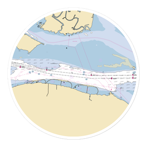 Military Ocean Terminal Concord (Benicia, CA) NOAA Chart Sticker