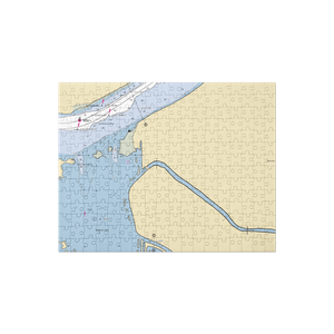 Sherman Lake Resort Marina (Birds Landing, CA) NOAA Chart Jigsaw Puzzle