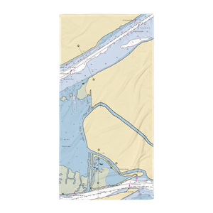 Sherman Lake Resort Marina (Birds Landing, CA) NOAA Chart Towel