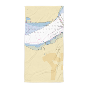 Martinez Marina (Martinez, CA) NOAA Chart Towel