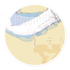 Martinez Marina (Martinez, CA) NOAA Chart Sticker