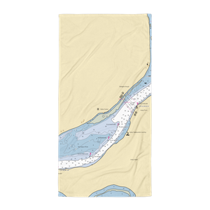 Eddos Harbor & RV Park (Oakley, CA) NOAA Chart Towel