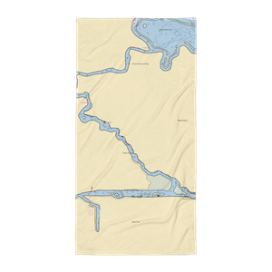 New Anchor Marina (Bethel Island, CA) NOAA Chart Towel