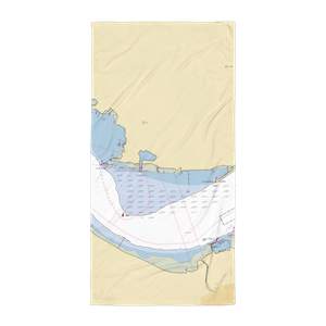 Benicia Marina (Port Costa, CA) NOAA Chart Towel