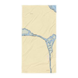 San Joaquin Yacht Club (Bethel Island, CA) NOAA Chart Towel