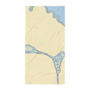 Hennis Marina (Bethel Island, CA) NOAA Chart Towel