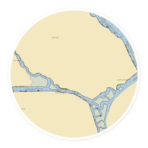 Hennis Marina (Bethel Island, CA) NOAA Chart Sticker