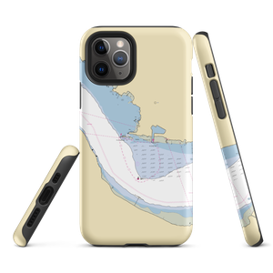 Benicia Yacht Club (Port Costa, CA) NOAA Chart  Tough iPhone Case