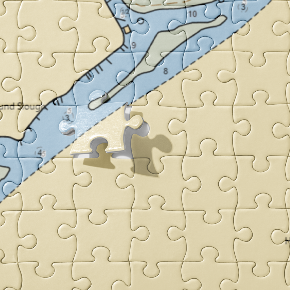 Emerald Point Marina (Bethel Island, CA) NOAA Chart Jigsaw Puzzle 