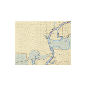 Napa Valley Marina (Napa, CA) NOAA Chart Jigsaw Puzzle