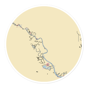 Gilardis Lakeville Marina (Petaluma, CA) NOAA Chart Sticker