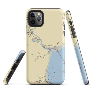 Port of Sonoma Bait Shop and Fuel Dock (Novato, CA) NOAA Chart  Tough iPhone Case