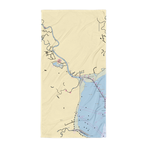 Port of Sonoma Bait Shop and Fuel Dock (Novato, CA) NOAA Chart Towel