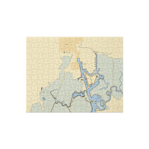 Solano Yacht Club (Fairfield, CA) NOAA Chart Jigsaw Puzzle