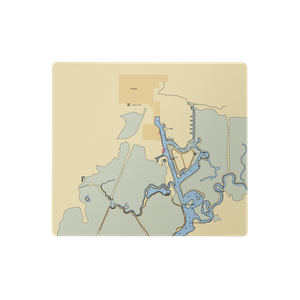 Solano Yacht Club (Fairfield, CA) NOAA Chart  Gaming Mouse Pad