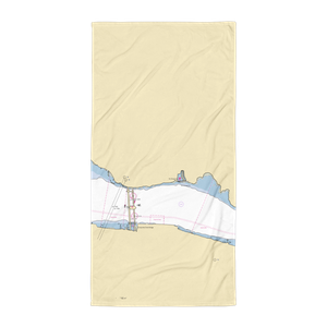 Glen Cove Marina (Port Costa, CA) NOAA Chart Towel