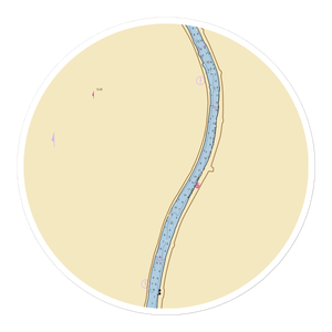 Rio Ramaza Marina (Sacramento, CA) NOAA Chart Sticker