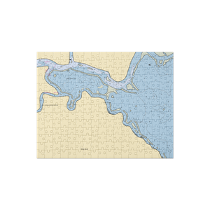 Willowest Harbor (Bethel Island, CA) NOAA Chart Jigsaw Puzzle