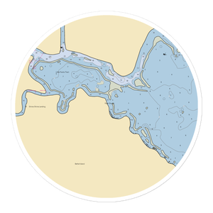 Willowest Harbor (Bethel Island, CA) NOAA Chart Sticker