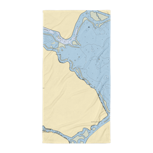 Rusty Porthole Marina (Boyd's Harbor) (Bethel Island, CA) NOAA Chart Towel