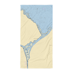 Lundborg Landing Resort and Marina (Bethel Island, CA) NOAA Chart Towel