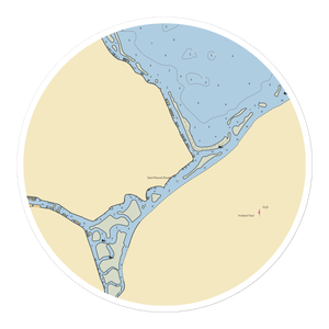 Lundborg Landing Resort and Marina (Bethel Island, CA) NOAA Chart Sticker